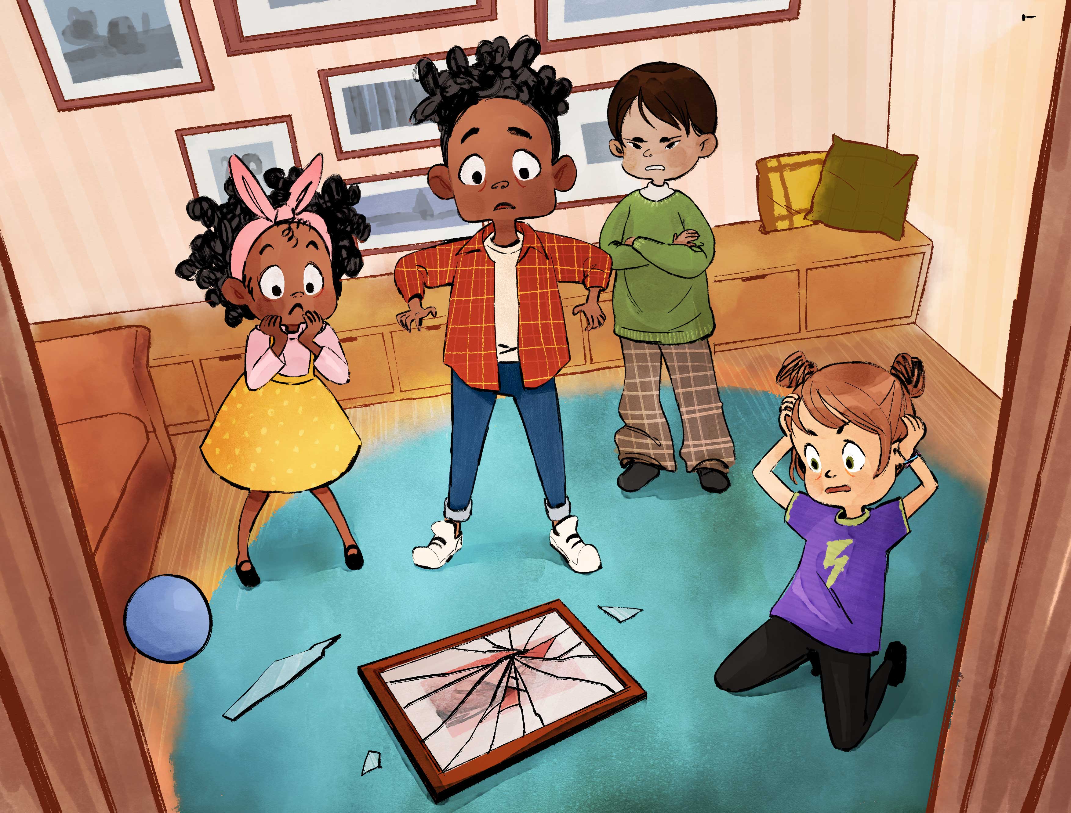 The Adventures of the Little Vampire — children's illustration by Meg Fear
